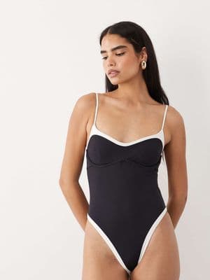 Tala contrast underwire swimsuit
