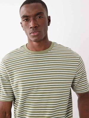 Threadbare short sleeve striped T-shirt