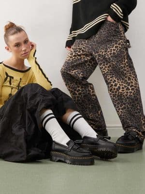 Dr Martens Adrian quad flatform loafers