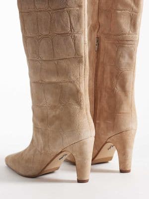 Bronx Low-Jadey kitten heel knee boots