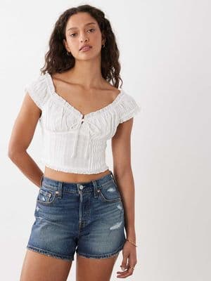 Cotton On greta frill blouse