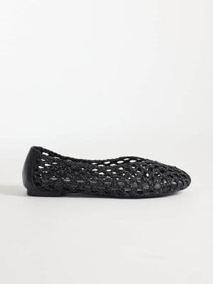Public Desire Rhodes woven ballet flats