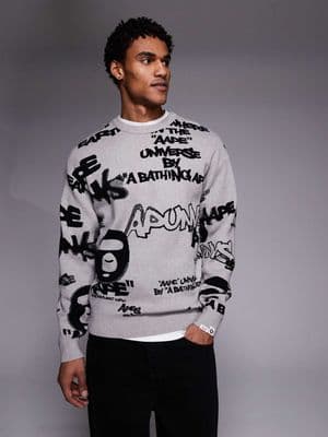 Aape by A Bathing Ape knit sweater