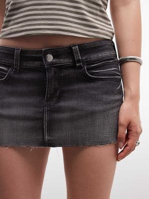 Cheap Monday Booty Bei super stretch denim mini skirt