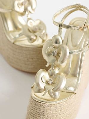 Azalea Wang Barossa espadrille wedge heel sandals