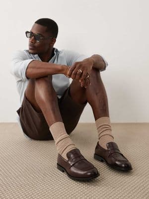 Calvin Klein Essential leather penny loafers
