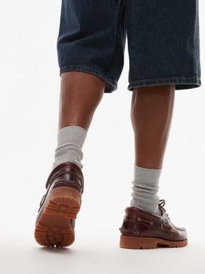 Timberland authentic 3-eye lug boat shoes
