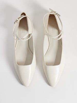 & Other Stories real leather strap ballet flats