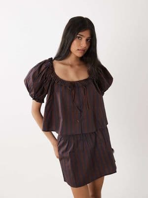 WeWoreWhat pull on mini skirt