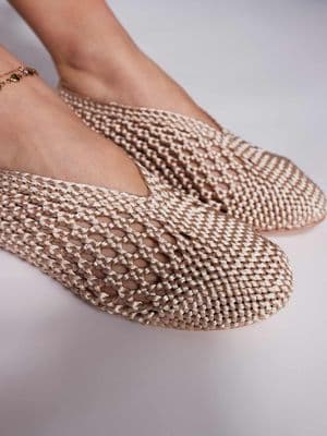 Public Desire Dylan woven ballet flats