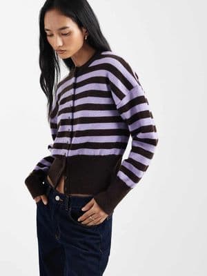 Daisy Street fitted waist cardigan