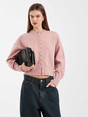Daisy Street fitted waist cardigan