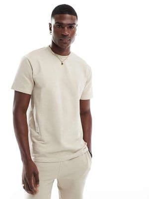 ONLY & SONS short sleeve waffle T-shirt