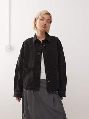 Noisy May boxy fit denim jacket