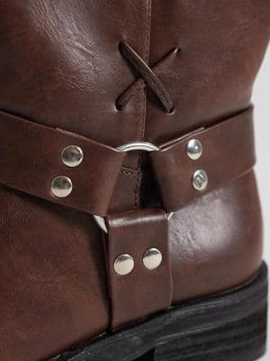 Public Desire Soulful harness knee boots
