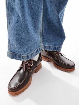 Timberland authentic 3-eye lug boat shoe