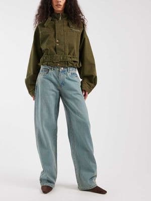 Daisy Street low rise boyfriend jeans