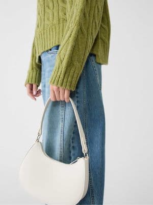 Stradivarius half moon shoulder bag