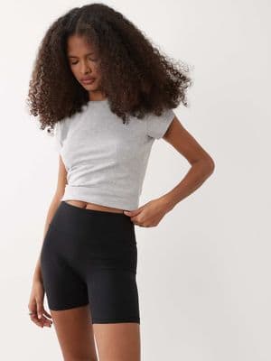 ARKET soft stretchy legging shorts