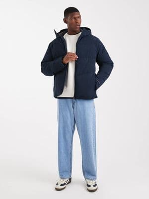 Jack & Jones hooded puffer jacket