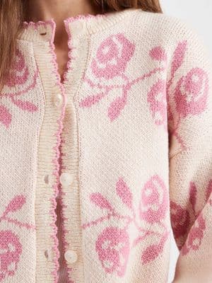 Miss Selfridge blanket stitch cardigan