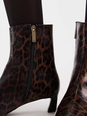 schuh kitten heel mid ankle boots
