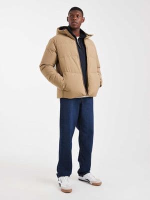 Jack & Jones hooded puffer jacket