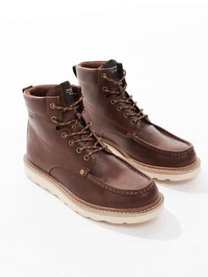 Jack & Jones PU moc boots