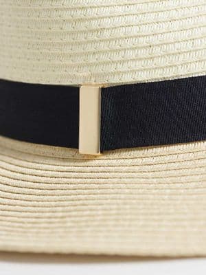 Accessorize chic band fedora hat