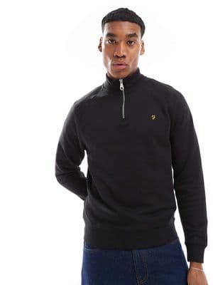 Farah jim 1/4 zip sweatshirt