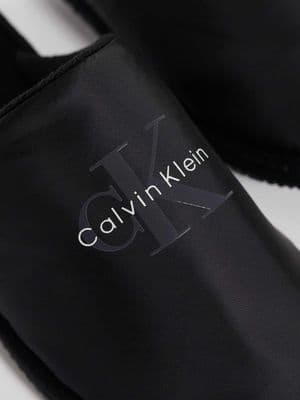 Calvin Klein logo mule slippers