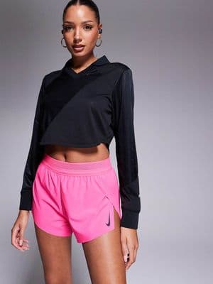 Nike Running AeroSwift 3 inch pleated shorts