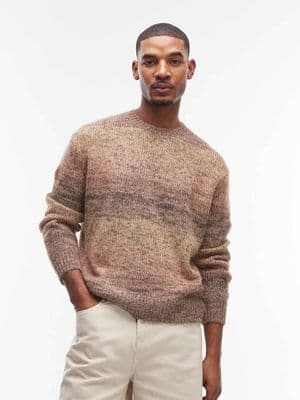 AllSaints Finch crew neck knit sweater