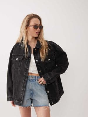 Miss Selfridge oversized denim jacket