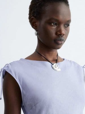 & Other Stories linen midi dress