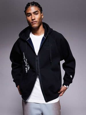 Aape by A Bathing Ape heavyweight zip up hoodie