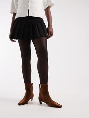 schuh kitten heel mid ankle boots