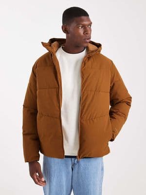 Jack & Jones hooded puffer jacket