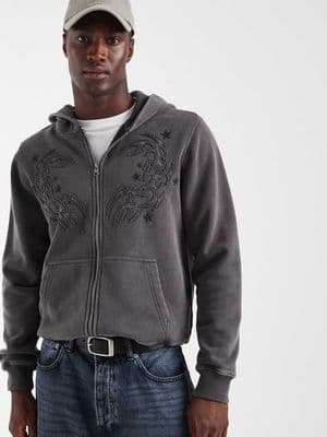 Hollister zip up hoodie