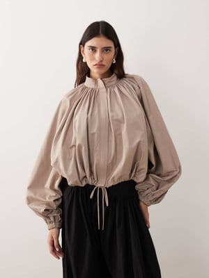 ARRANGE oversized bomber jacket