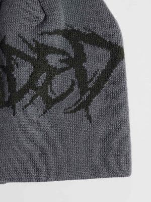 Faded Store gothic skull beanie