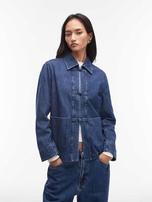 ARKET clean utility denim overshirt