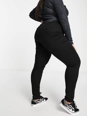 Noisy May Curve high waisted skinny jeans