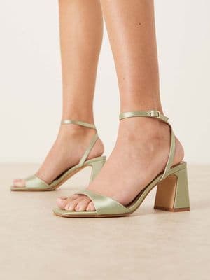 Be Mine Bridal Cora block heeled sandals