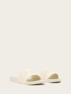AllSaints Biggy logo rubber slides