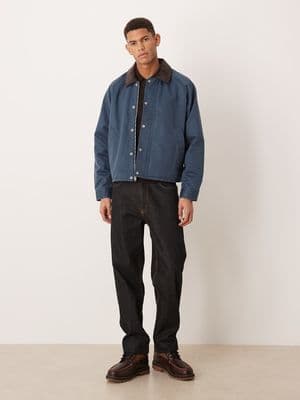 Abercrombie & Fitch cropped waxed barn jacket