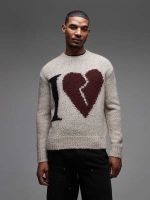 AllSaints Lover crewneck knit sweater