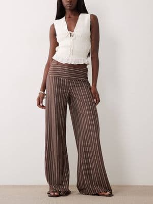 Gina Tricot wide leg jersey pants
