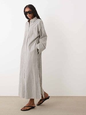 ARKET pure cotton shirt dress