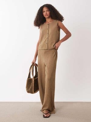 JDY textured tailored pants